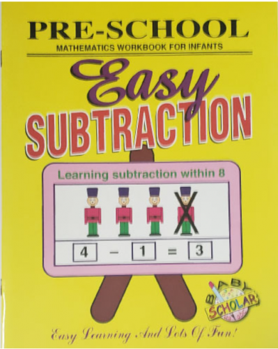 Pre School Mathematics - Easy Subtraction