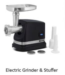 Electric Meat Grinder and Stuffer