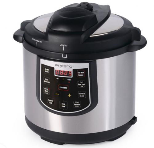 Presto 6 Quart Programmable Electric Pressure Cooker  Plus