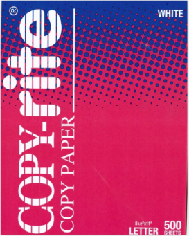 Copy Rite  Copy Paper Letter Size 8.5 x11"