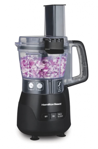 Hamilton Beach 4 Cup Stack & Snap Mini Food Processor With Smoothie Blending Function