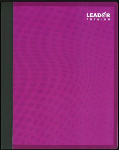 Leader 10x8 Note Books  Assorted Colours( Soft Cover) 90 pg