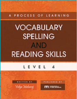 A Process of Learning Vocabulary Spelling and Reading Skills 4