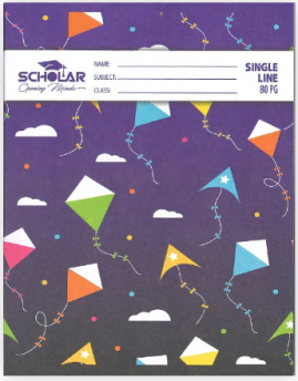 Scholar Single Line Copy Books Assorted 12's