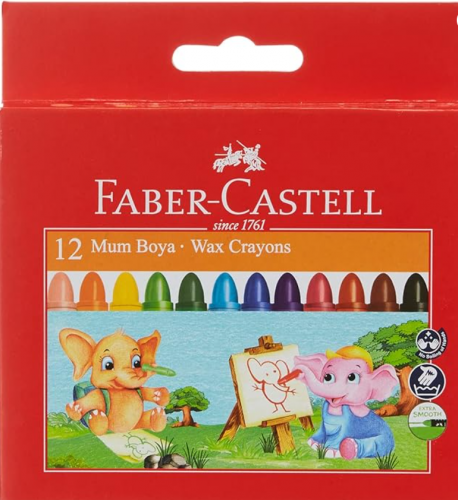 Faber Castell Jumbo Crayon 12's